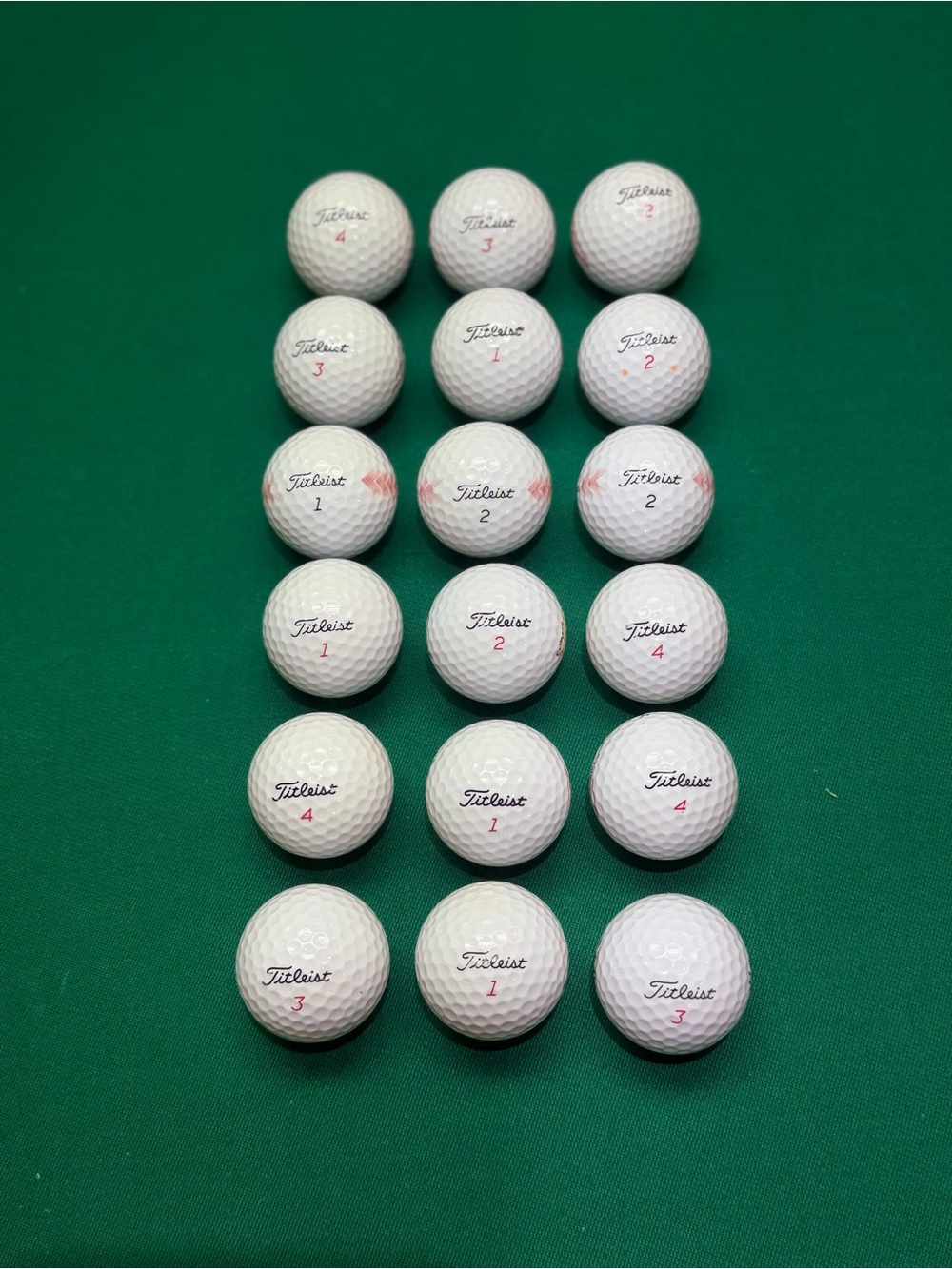 18 Titleist TruFeel - 5A Condition